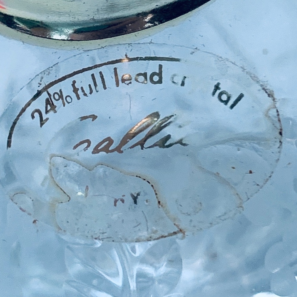 Rogaska Gallia Lead Crystal Ball Ornament - Picture 6 of 7